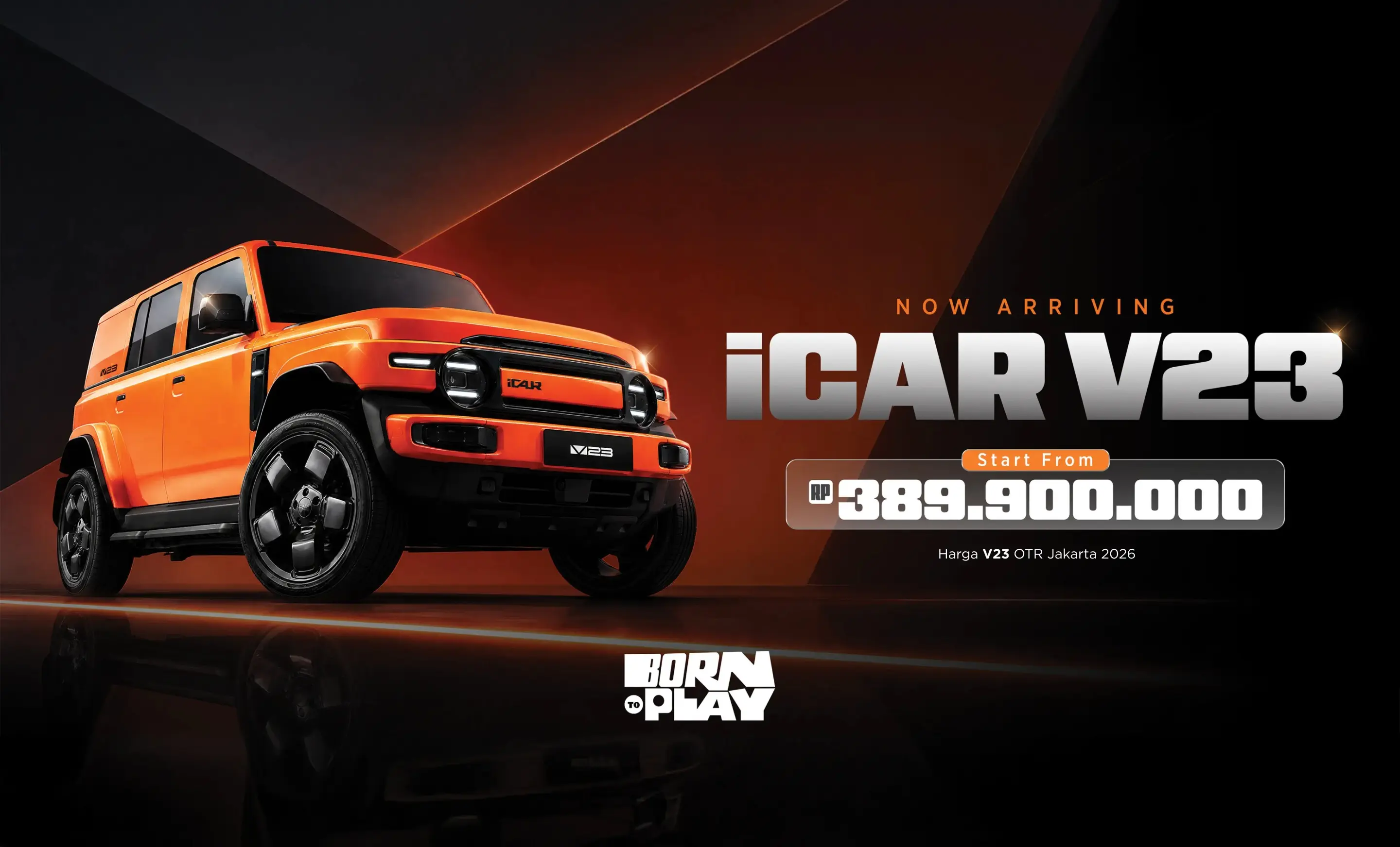 iCAR Born to Play - Hero Banner